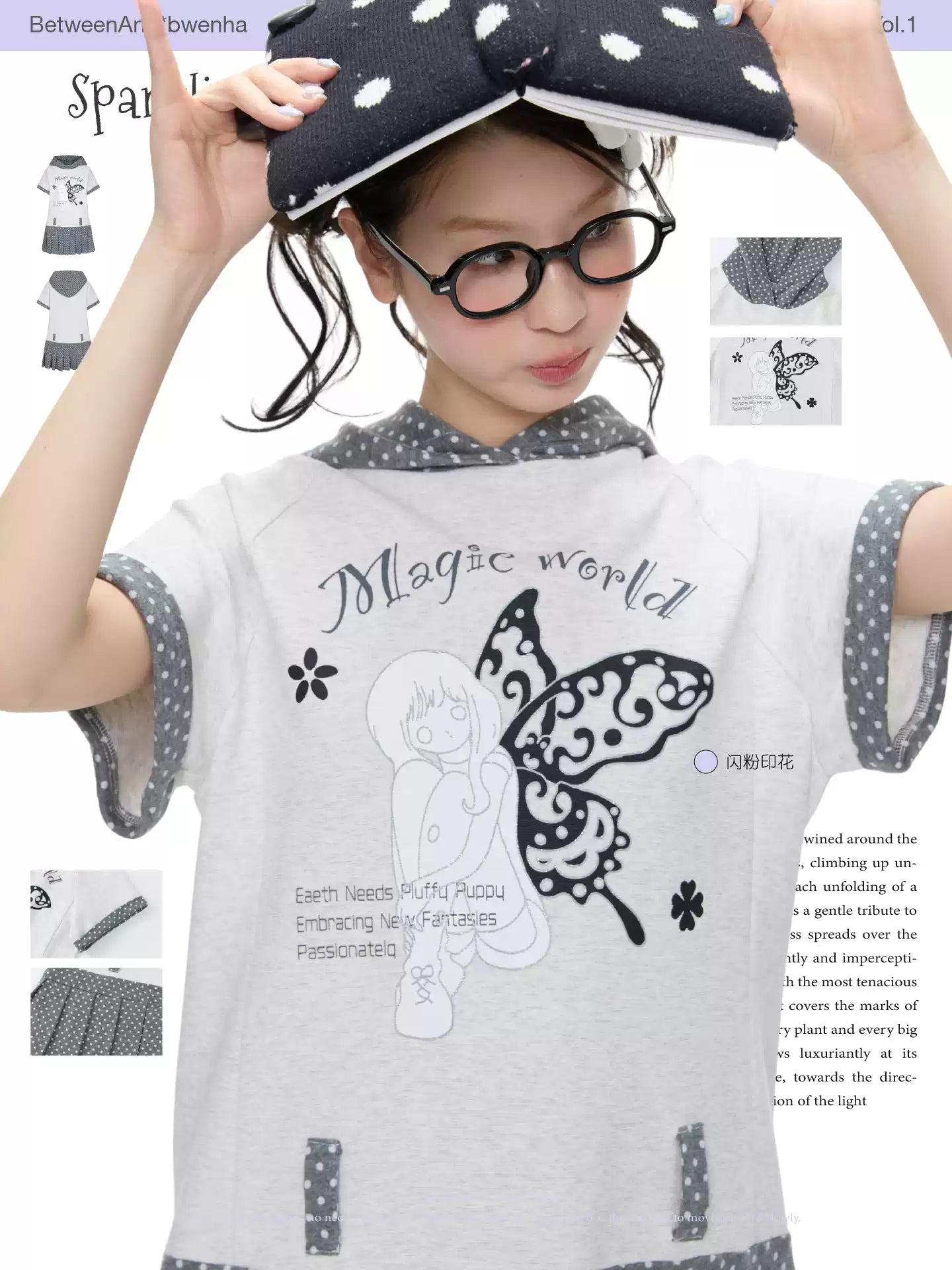 Sparkling printed pleated sweater dress