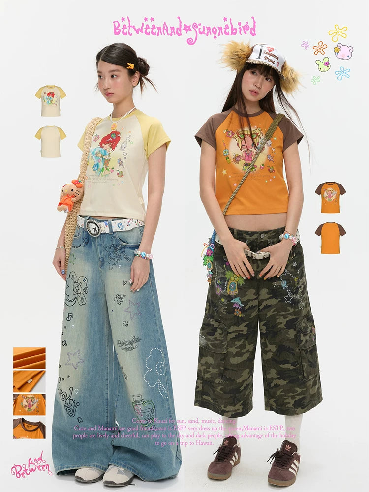 Sunonebird small shoulder t-shirt