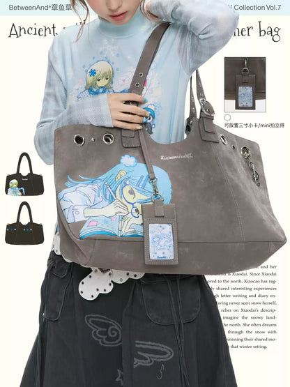 BetweenAnd x Octopus's Garden milk tea grey vintage bag (pre-order)
