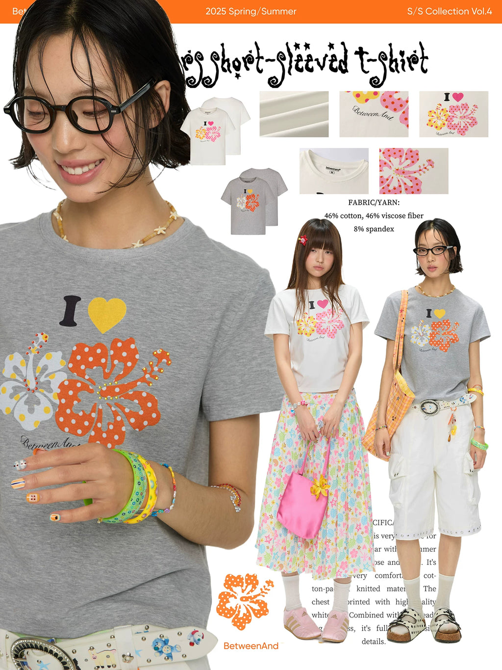 I love flowers t-shirt