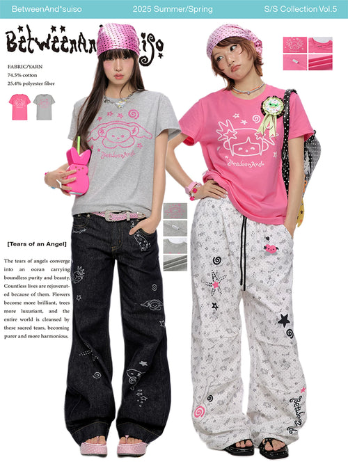 *SuisoコラボプリントTシャツ
