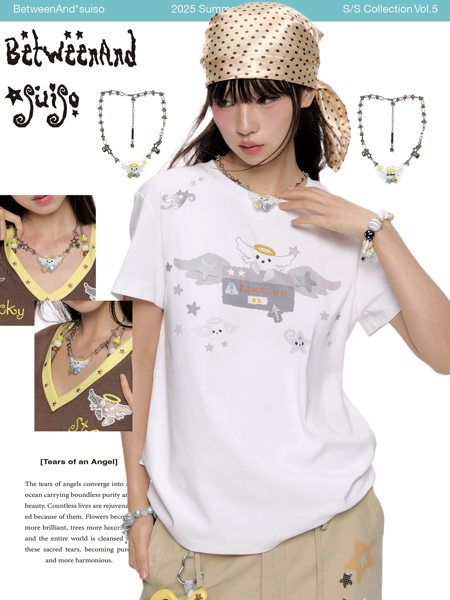 *Suiso collaboration flying star necklace