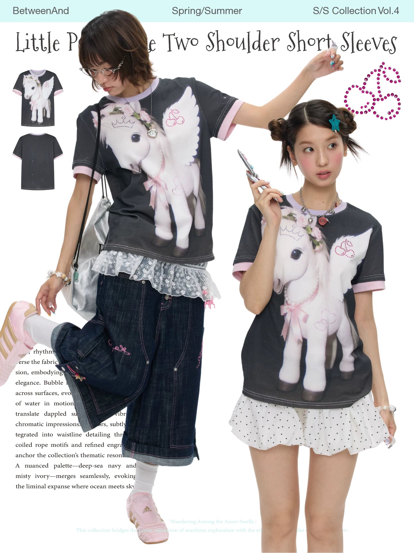 Little pony printed t-shirt