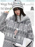 Isle knit cardigan with toggle buttons