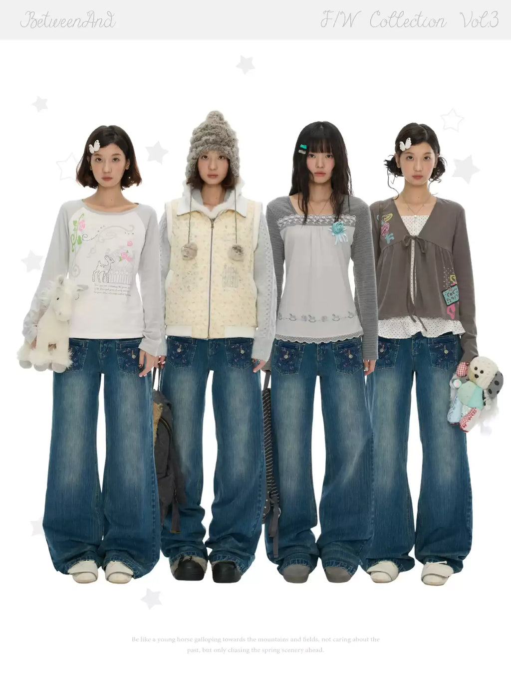 Slim fit star pocket straight leg cropped jeans